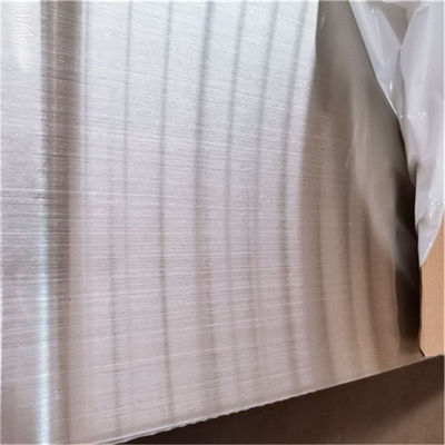 คุณภาพ  NO.4 304 2mm Brushed Stainless Steel Sheet 20 Gauge 0.036 12 X 5 โรงงาน