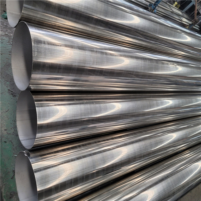 ASTM 304L Stainless Steel Welded Sanitary Piping Tube ความหนา 40 มม