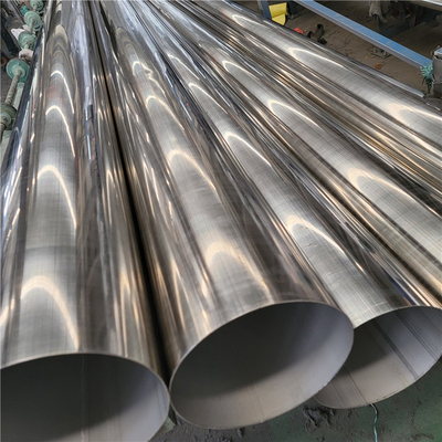 ASTM 304L Stainless Steel Welded Sanitary Piping Tube ความหนา 40 มม